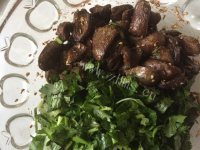 家常菜孜然鸡心