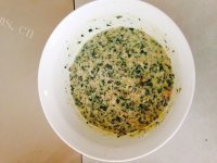 蒲公英鸡蛋饼做法图解4)