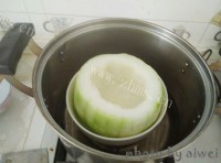 诱人的冬瓜盅做法图解3)