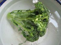 家常菜香肠炒西兰花做法图解1)