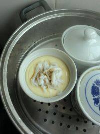营养的银鱼蒸蛋
