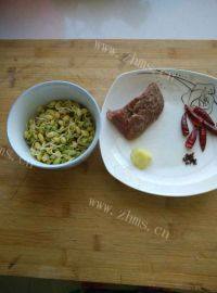 家常菜黄豆芽炒肉做法图解1)