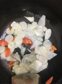 DIY山药炒木耳做法图解4)
