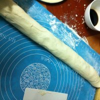 自制麻酱烧饼做法图解5)