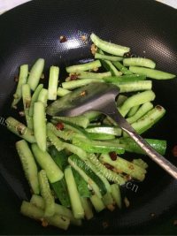 美味的酸辣黄瓜条