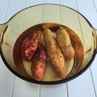 色香味浓的芝士焗番薯做法图解1)