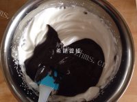 黑米蛋糕做法图解8)