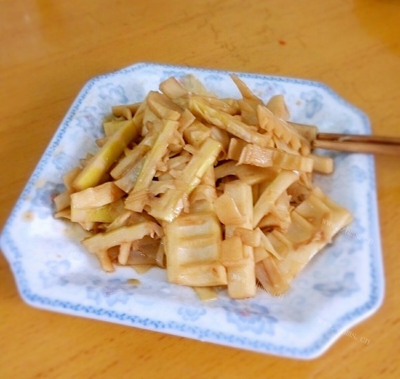 美味的油焖笋