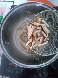 家常菜香芹炒豆干做法图解5)