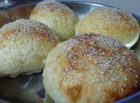 特色美食芝麻餐包做法图解9)