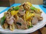 营养丰富的腐竹炒肉片