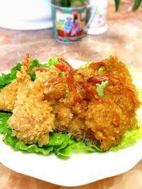 美味的炸虾