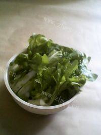 简单版青菜鸡蛋面做法图解4)