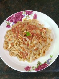 美味的番茄鸡蛋捞面