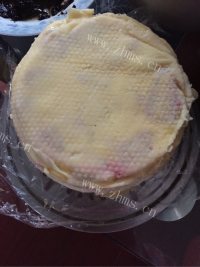自制草莓千层做法图解11)