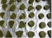 自制抹茶黑芝麻饼干做法图解7)
