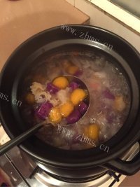 营养的银耳薯粉糖水做法图解10)