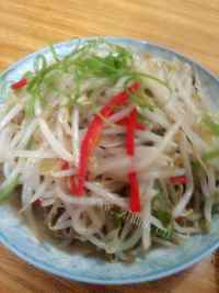 家常菜酸辣绿豆芽