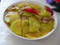 家常菜土豆片炒肉