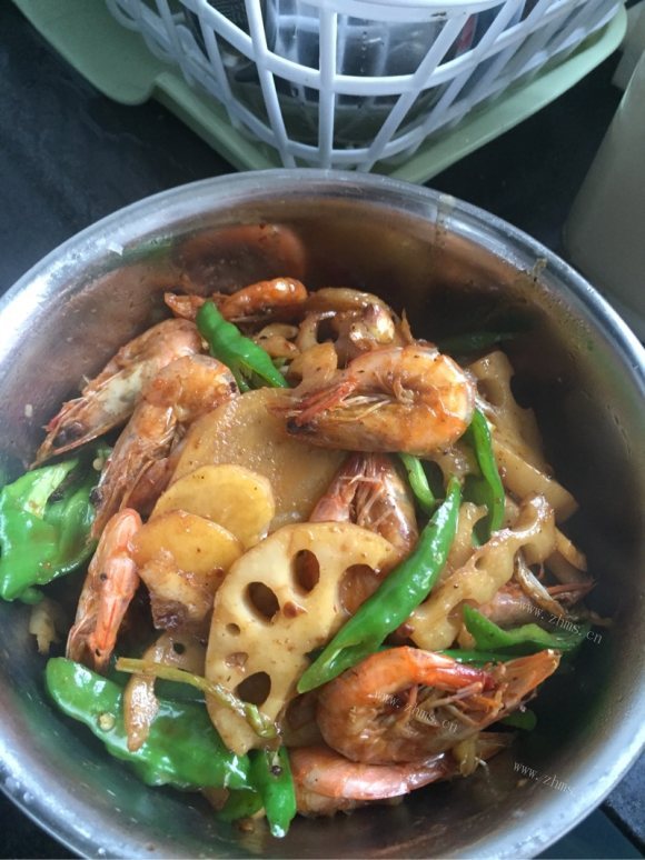 美味的干锅虾