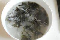 紫菜银鱼汤做法图解5)