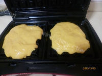 美味玉米华夫饼做法图解6)