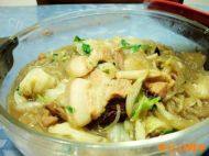 猪肉白菜炖粉条做法图解14)