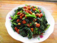陈醋菠菜花生米做法图解9)