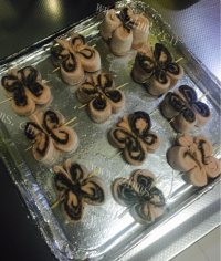 美味的紫薯蝴蝶酥做法图解10)
