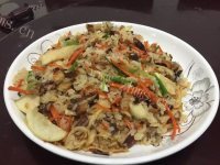 美味的腊肉糯米饭