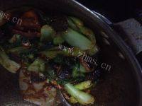 家常菜香菇扒油菜做法图解5)
