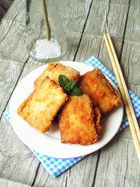 很有食欲的酥炸带鱼