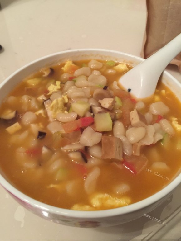 咸甜适中的烩麻食