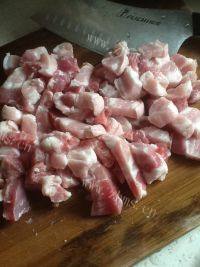 秀色可餐的干豆角烧肉做法图解4)