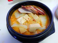 诱人的白菜炖冻豆腐做法图解17)