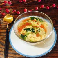 美味的西红柿蛋花汤