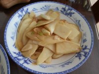 家常菜炒茭白