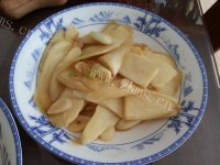家常菜炒茭白
