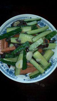 香脆木耳炒黄瓜