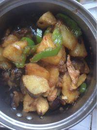 家常菜土豆烧茄子