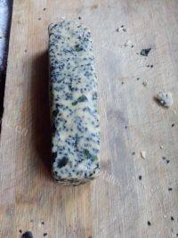 自制黑芝麻海苔饼干做法图解8)