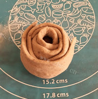 面食烤玫瑰花馒头做法图解13)