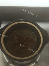 美味的砂锅青菜芋艿做法图解3)