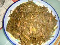 家常菜长豆角炒肉丝