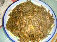 家常菜长豆角炒肉丝