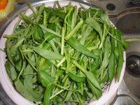 家常菜蒜末空心菜做法图解1)