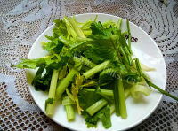 美味的肉片焖豆泡做法图解3)