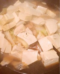 家常菜大白菜炖豆腐做法图解6)
