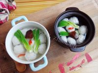美味的清汤鱼圆
