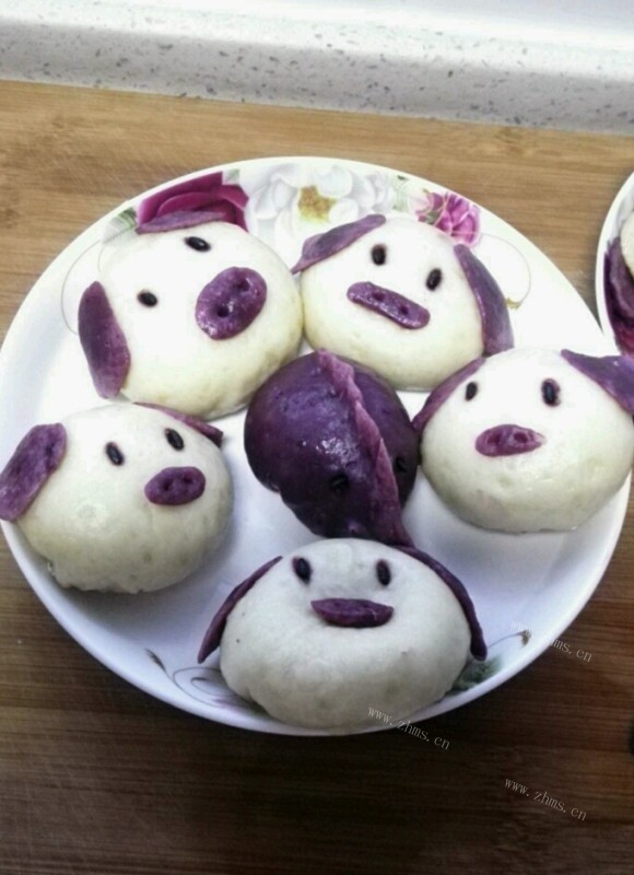 人间美味般的豆沙包